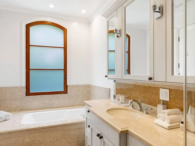 Let the luxurious bathrooms wash away your worries!
