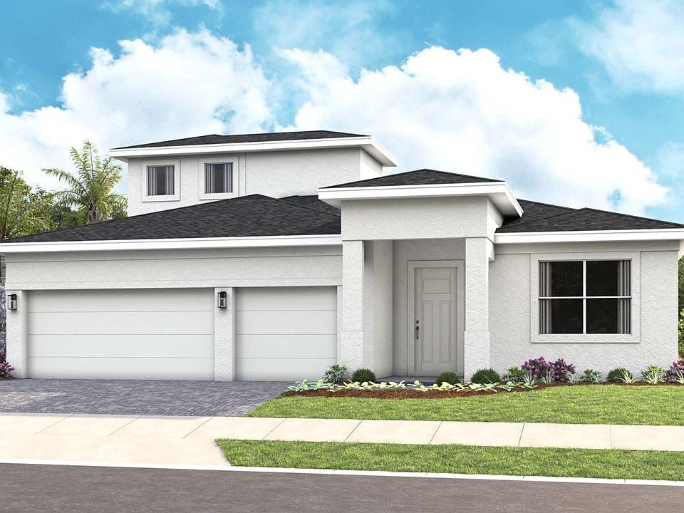 Pearl Model Home Elevation A - Transitional Bonus