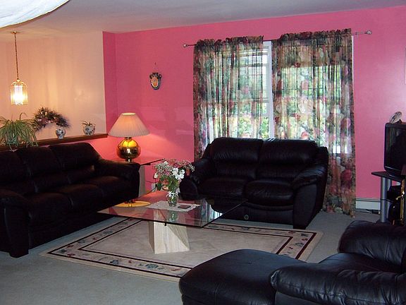 Spacious LR w/Pellet Stove - Upper Level