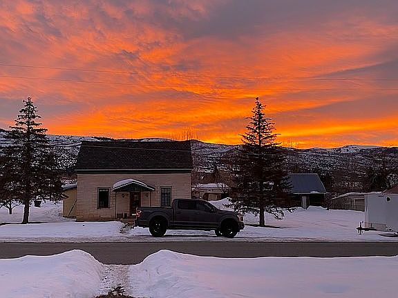 sunrise from front porch