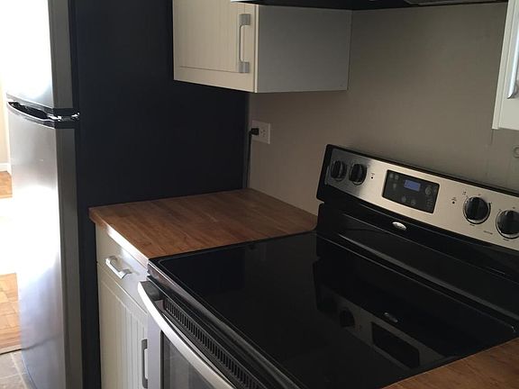 Updated kitchen with butcher block counters