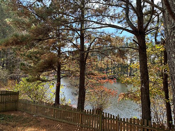 Lake view from backyard