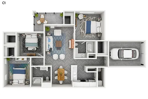 Floor plan C1