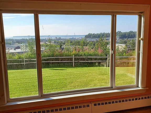 Daytime view from living room