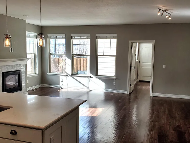living room, mudroom