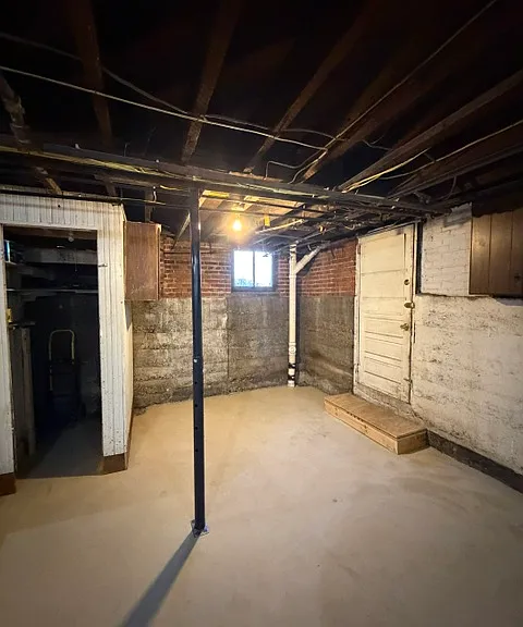 Unfinished basement