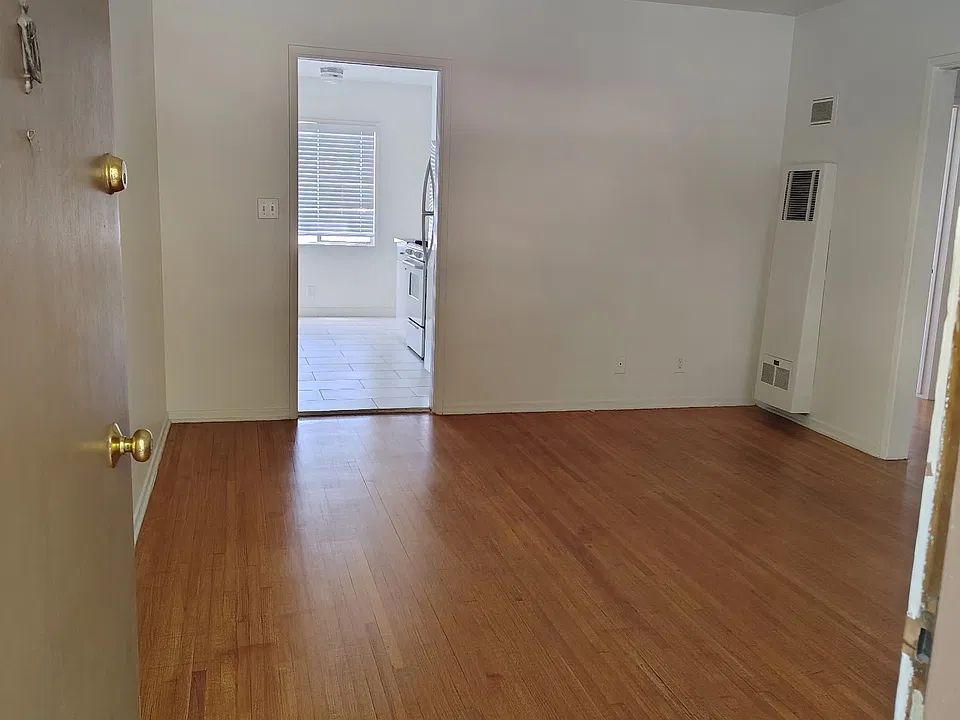 From the front door into the unit