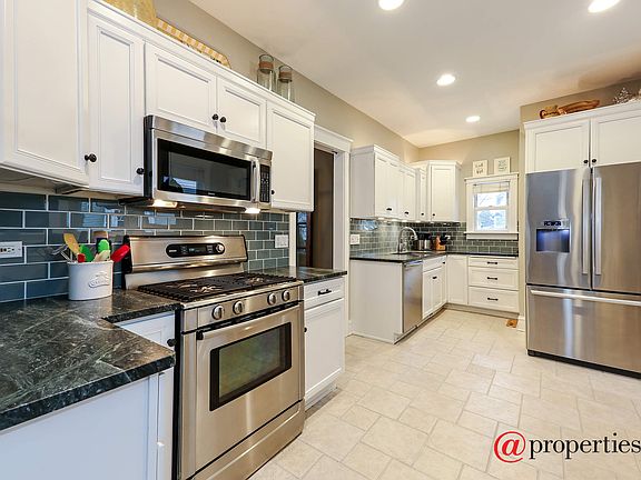 Recently updated kitchen with stainless steel appl