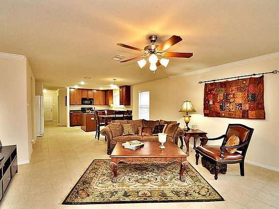 Family room is open to the kitchen and breakfast area