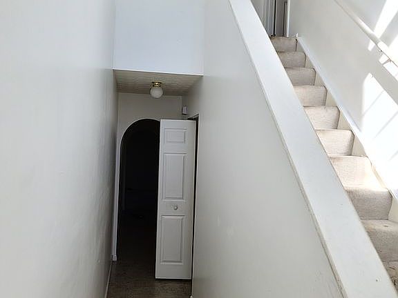 The front entryway and foyer