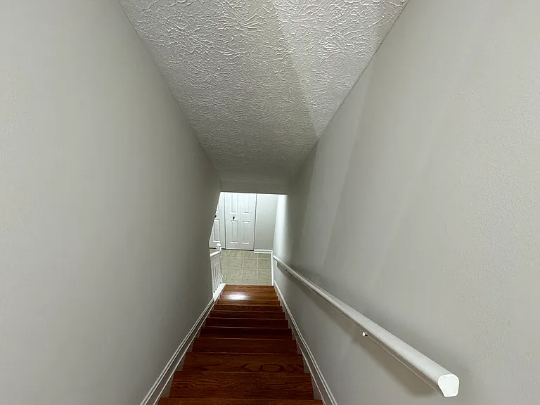 Stairs going to basement from main level