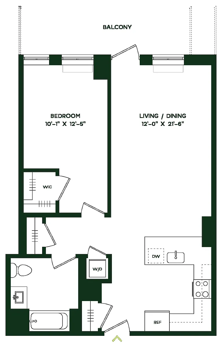 Floor plan A12W