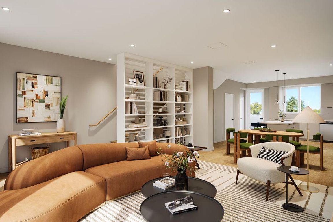 Signature Collection I 4-Bedroom Townhome with built-in bookcase (Rendering)