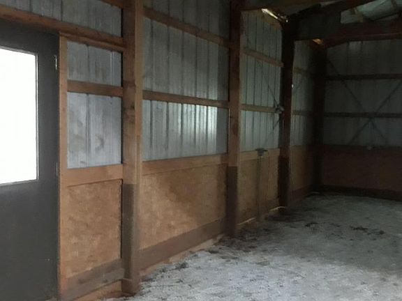 Inside of barn