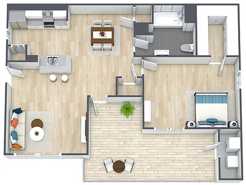Floor plan La Hacienda