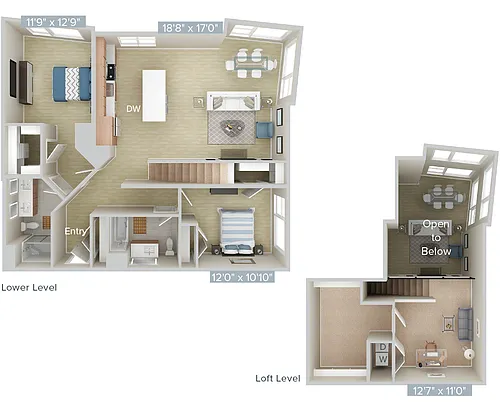 Floor plan B7LS-1461