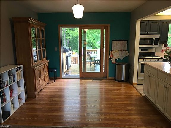 Spacious dining are with an open floor plan
