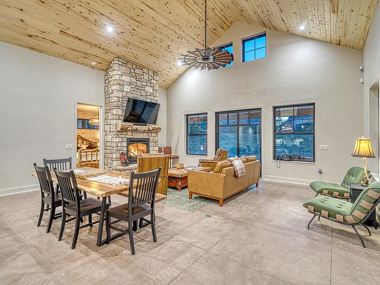 Generous living and dining spaces as well as a gas fireplace and additional sitting area. You'll find the perfect spot to watch a movie or curl up with a book.