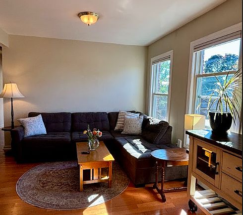 Cozy living room corner