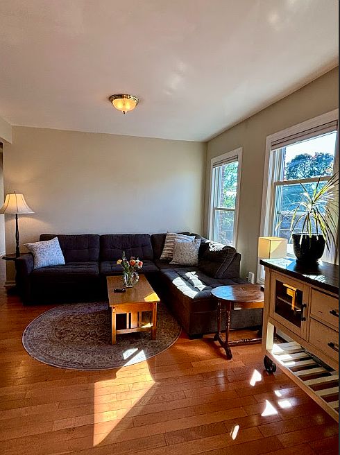 Cozy living room corner