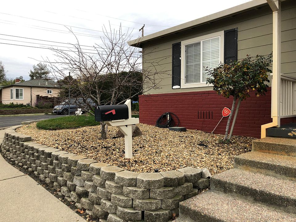 Front corner of house