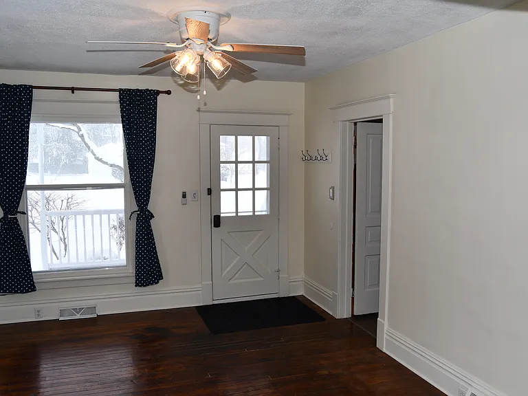 Living room looking over Main Street