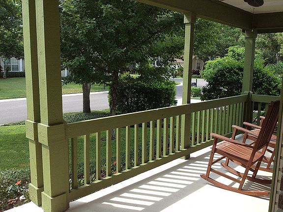 Elevated front porch