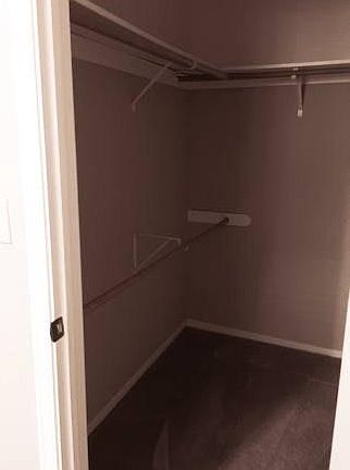 Master walk-in closet