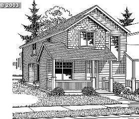 Drawing prior to construction