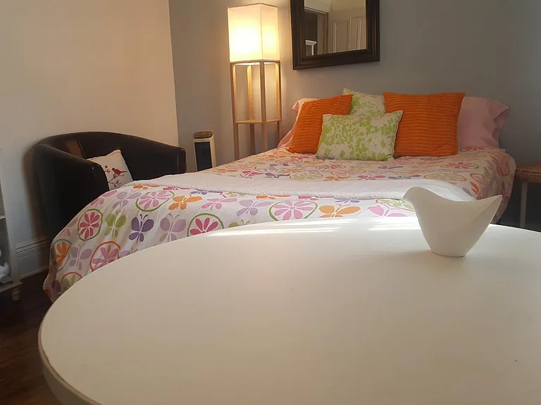 Guest Room - Office. Small. No closet. Great for guests and has desk for dedicated workspace room