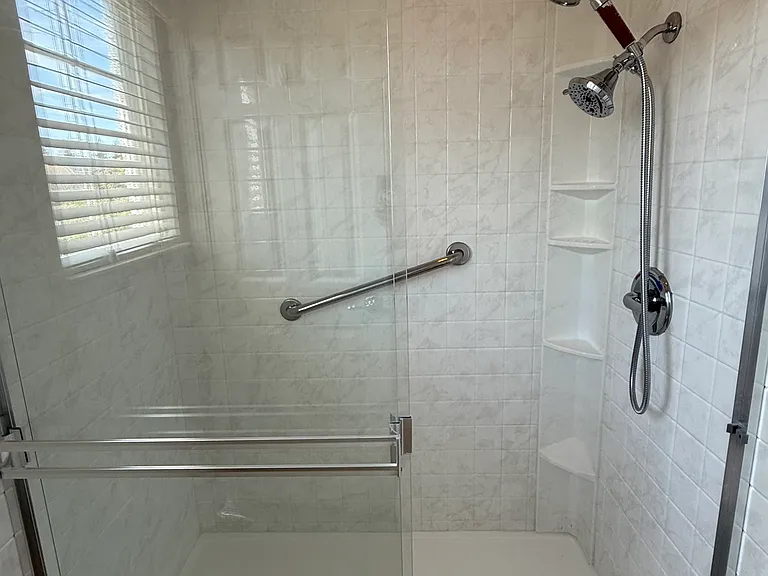 Second walk in shower.