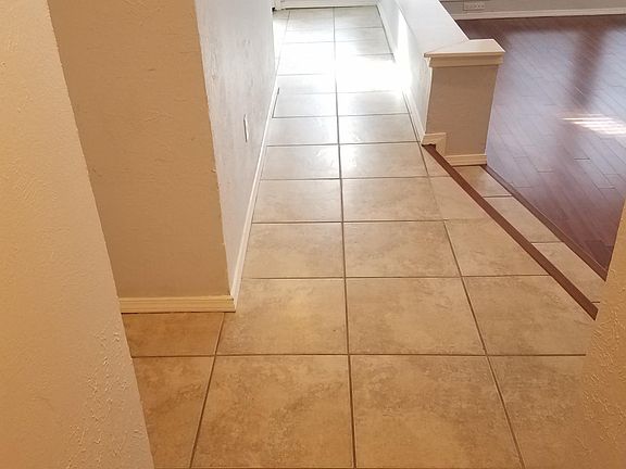 New Tiled Entryway