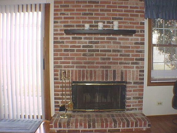Brick Fireplace