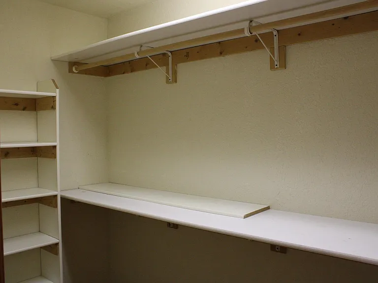 Master walk-in closet