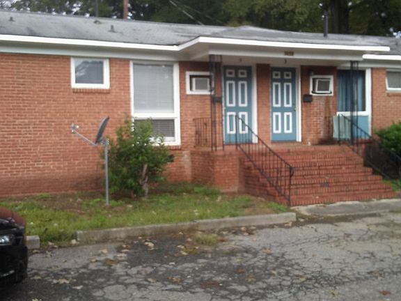 Front view of apartments