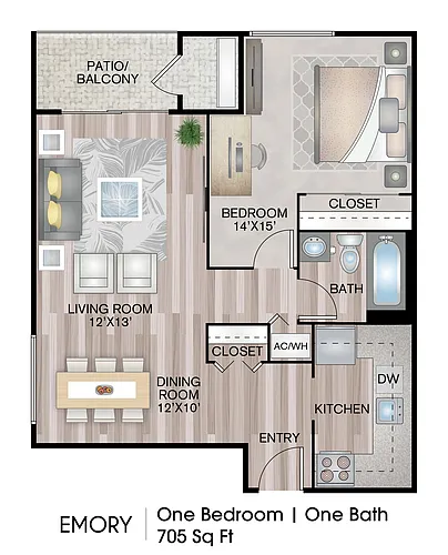 Floor plan Emory