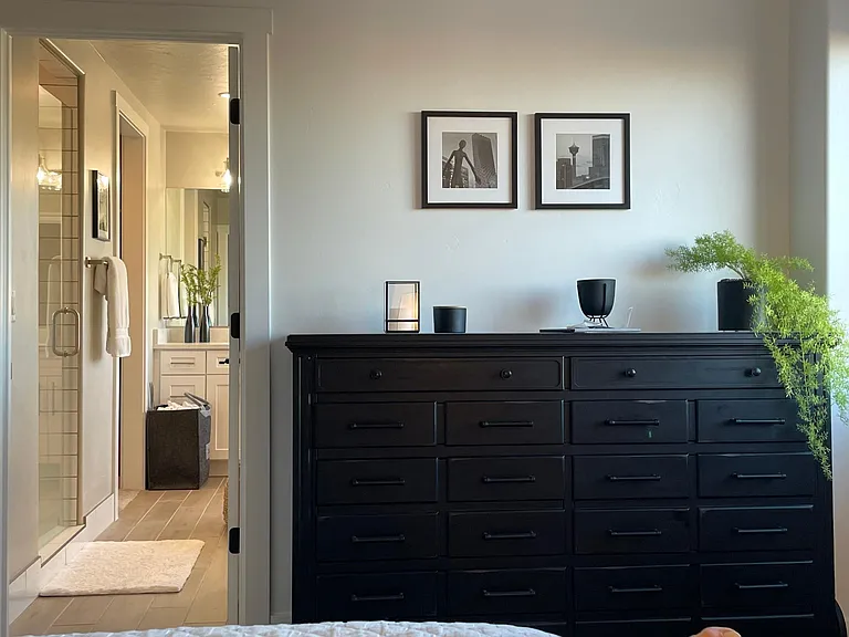 Looking toward the master bathroom/ensuite