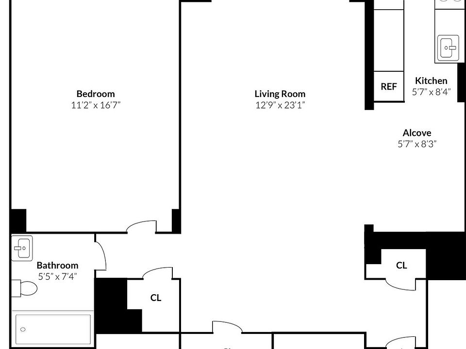 2nd image of 1 University Pl APT 7F
