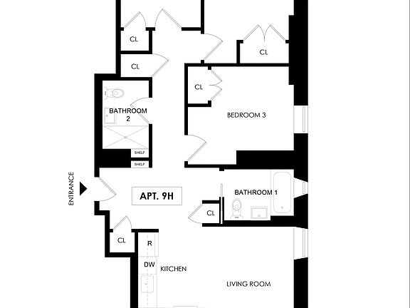 2nd image of 121 Madison Ave APT 9H