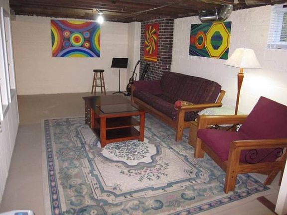 Basement living space