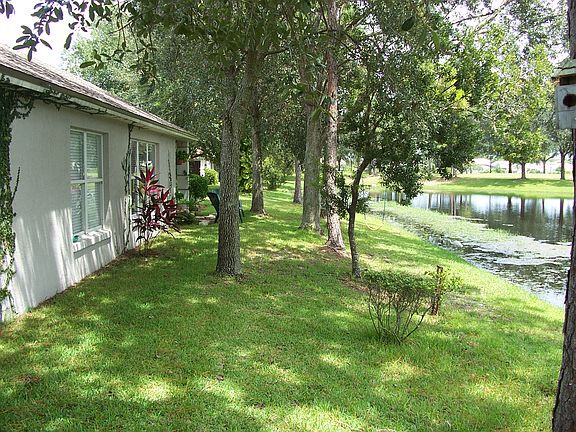 east side of house