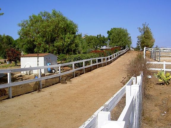 Horse Trail in the back of the property.