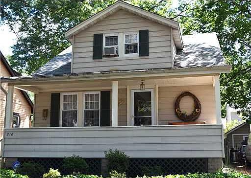 Front of the house with Porch