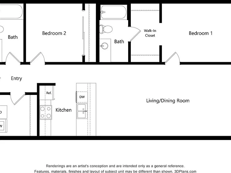 D3 floor plan Broadstone Vin