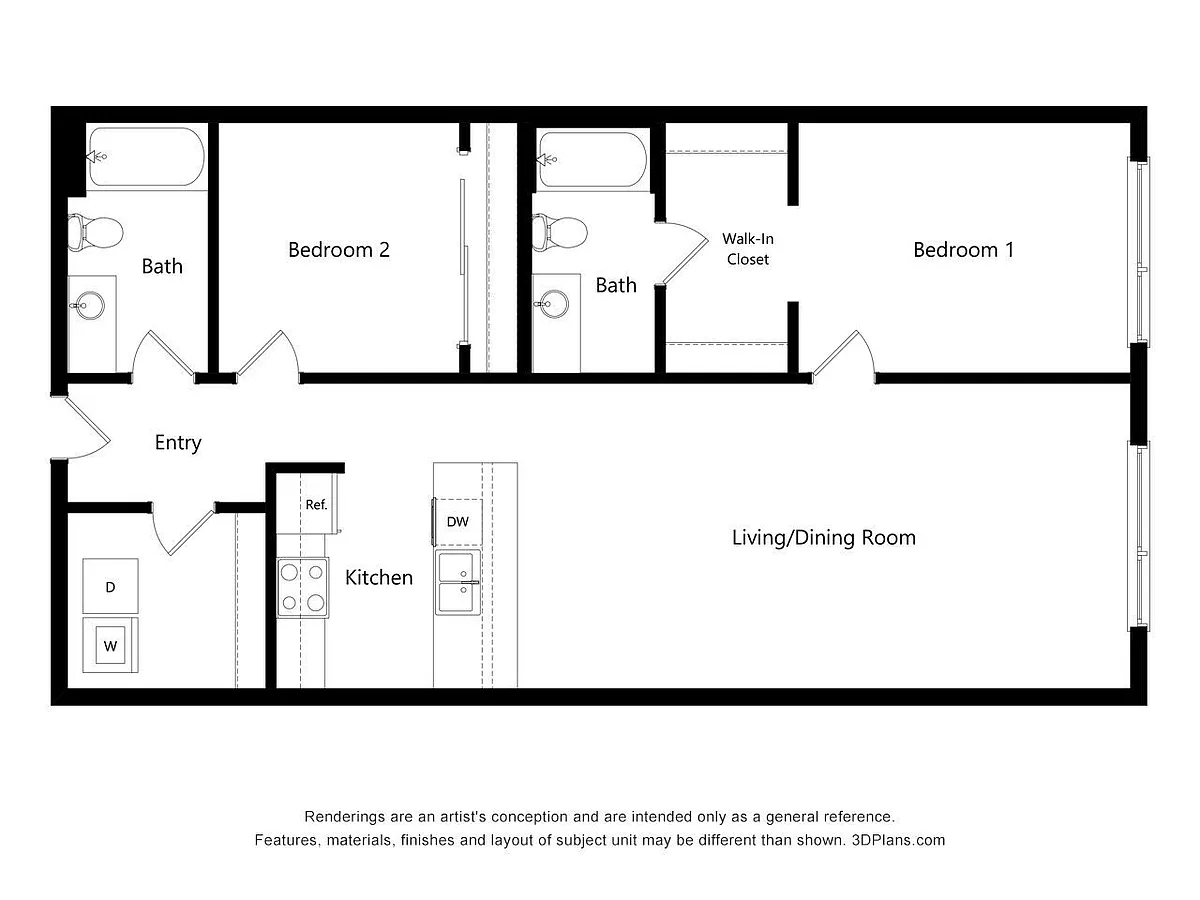Floor plan D3