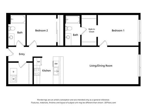 Floor plan D3