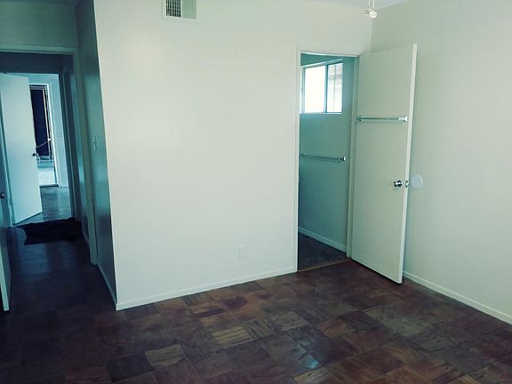 Master Bedroom ("MB") facing hallway and en-suite bath.