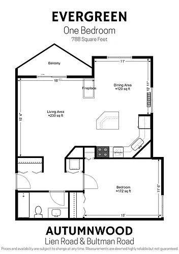 Floor plan Evergreen
