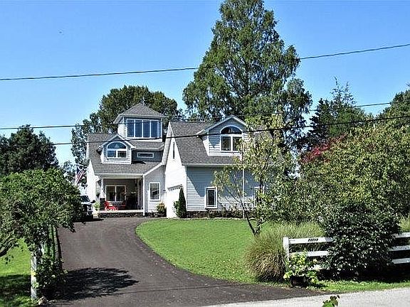 Driveway view from road
