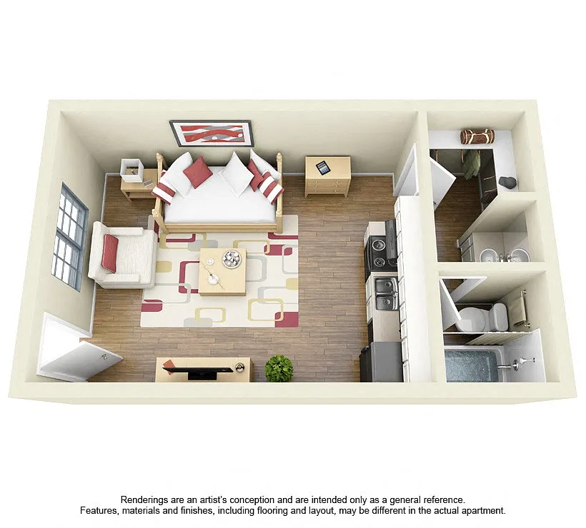 Floor plan Studio